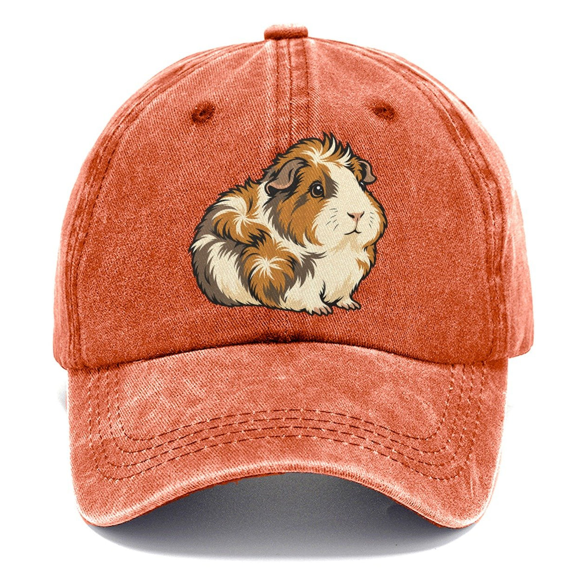 Guinea Pig Rosette Crown Small Pet Logos Classic Cap – Terracotta Clay