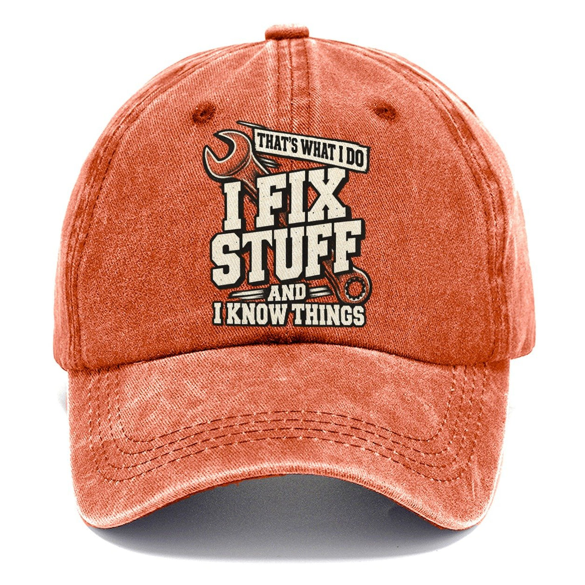 That's What I Do I Fix Stuff Classic Cap – Terracotta Clay