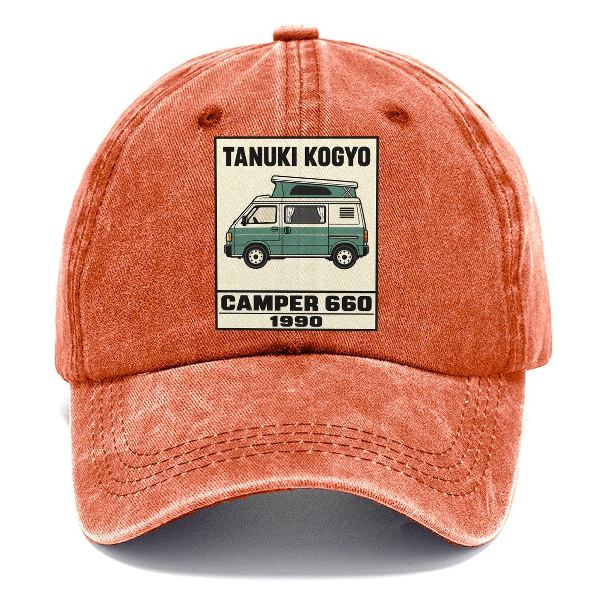 Tanuki Camper Showa Speed Plates Classic Cap – Terracotta Clay