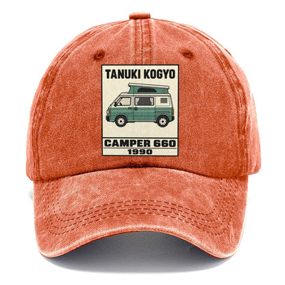 Tanuki Camper Showa Speed Plates Classic Cap – Terracotta Clay