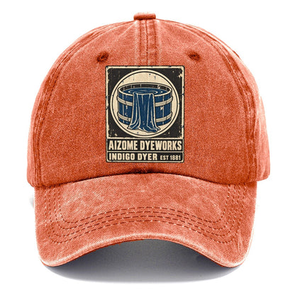 Aizome Dye House Noren Trade Co Classic Cap – Terracotta Clay