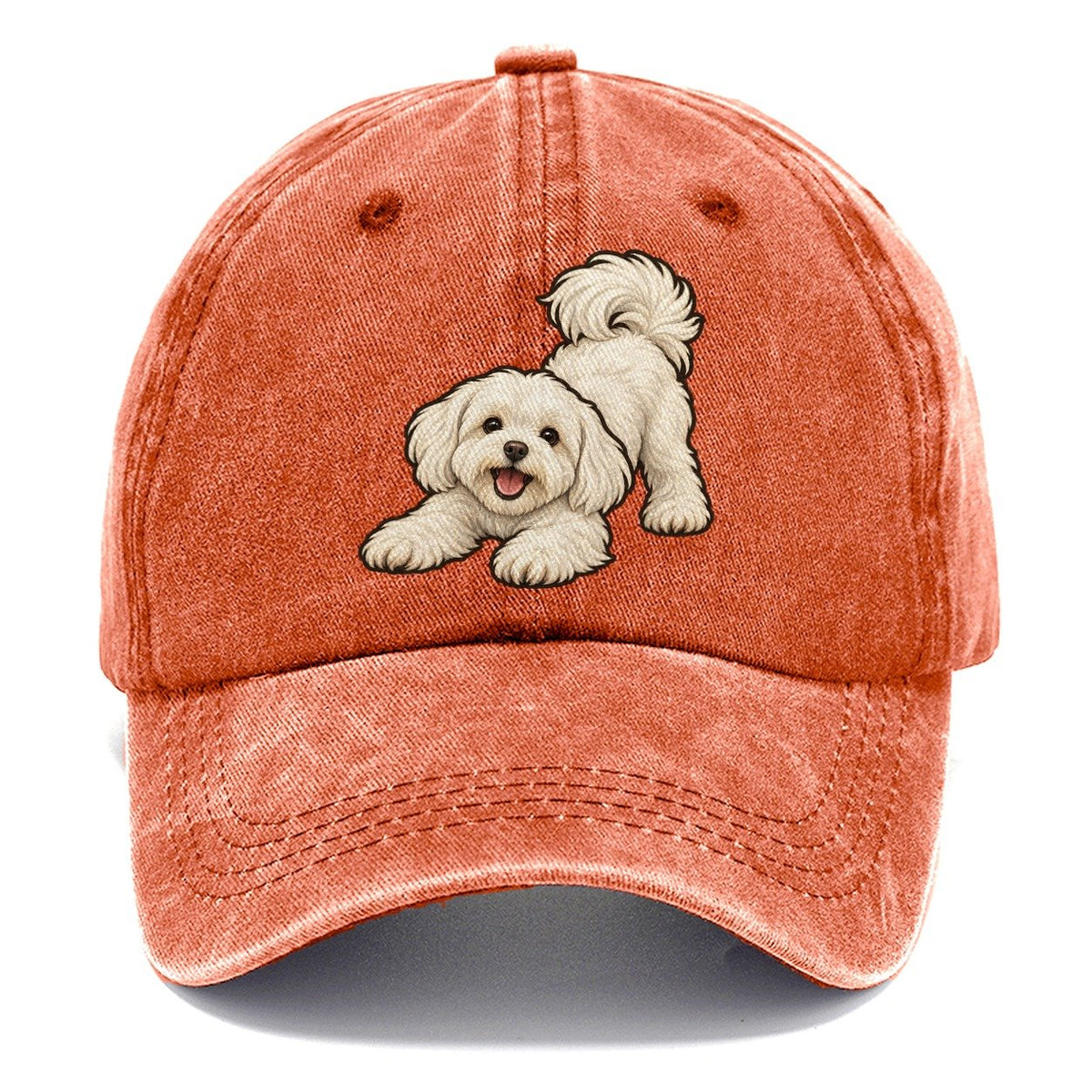 Maltese Play Bow Fan Favorites Classic Cap – Terracotta Clay