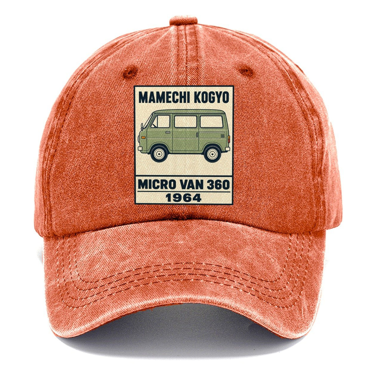 Mamechi Van Showa Speed Plates Classic Cap – Terracotta Clay