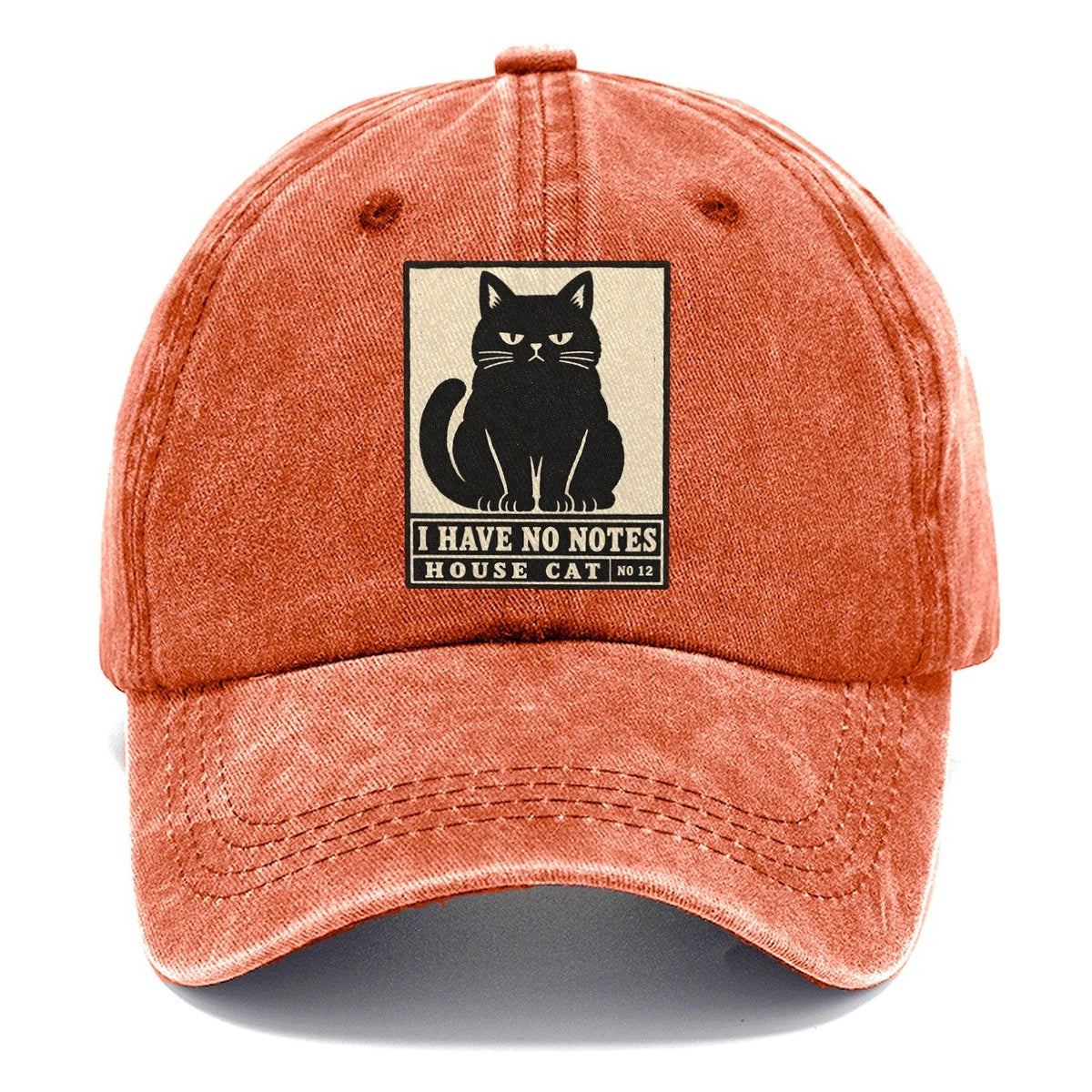 I Have No Notes Neko Says No Classic Cap – Terracotta Clay