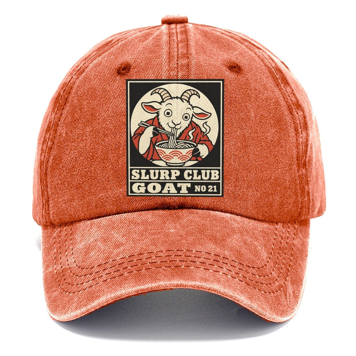 Goat Anything Slurp Club Classic Cap – Terracotta Clay