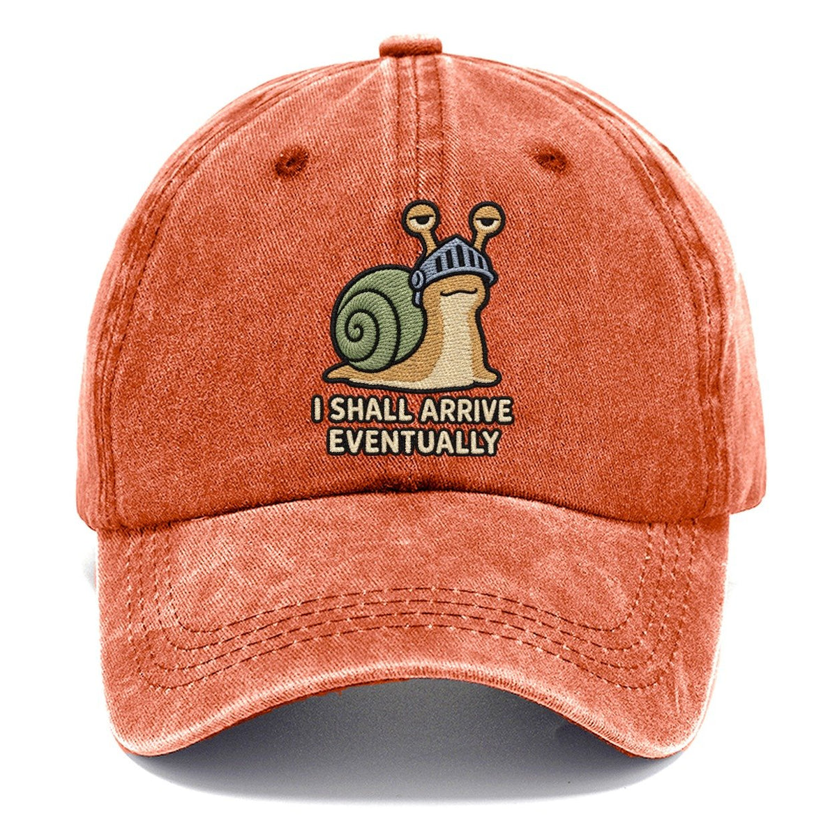 Snail Knight Weary Court Classic Cap – Terracotta Clay