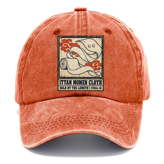 Ittan Momen Cloth Yokai Night Market Classic Cap – Terracotta Clay