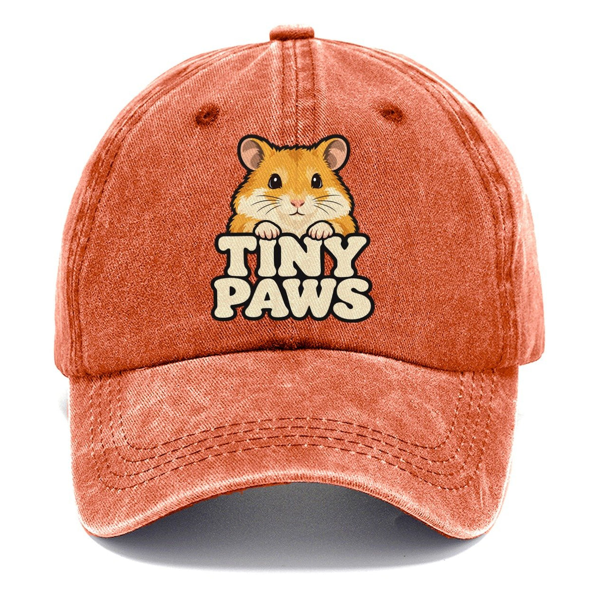 Tiny Paws Small Pet Logos Classic Cap – Terracotta Clay