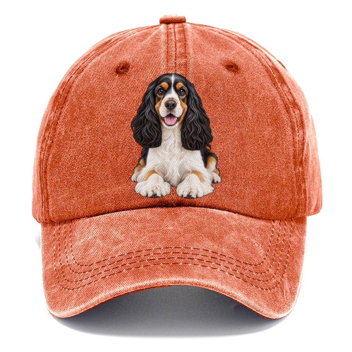 Tri Color Cocker Spaniel Classic Cap – Terracotta Clay