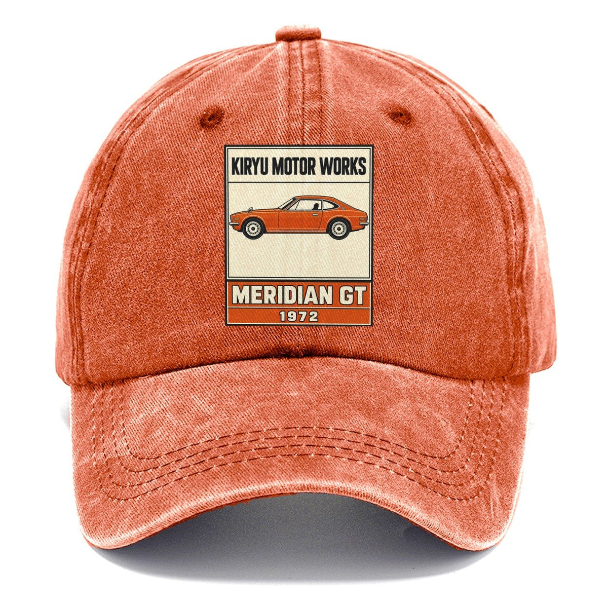 Kiryu Meridian Gt Showa Speed Plates Classic Cap – Terracotta Clay