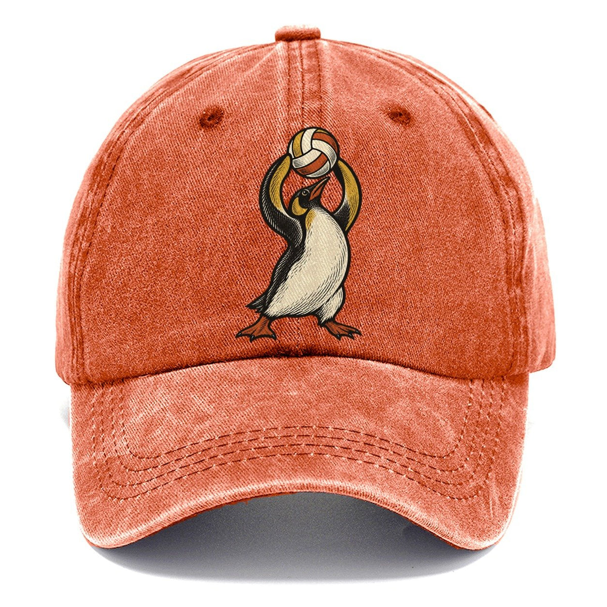 Penguin Volleyball Setter Sundown Familiars Classic Cap – Terracotta Clay
