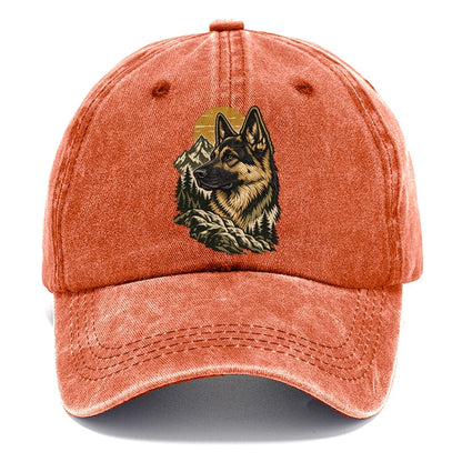 German Shepherd Mountain Sun Classic Cap – Terracotta Clay