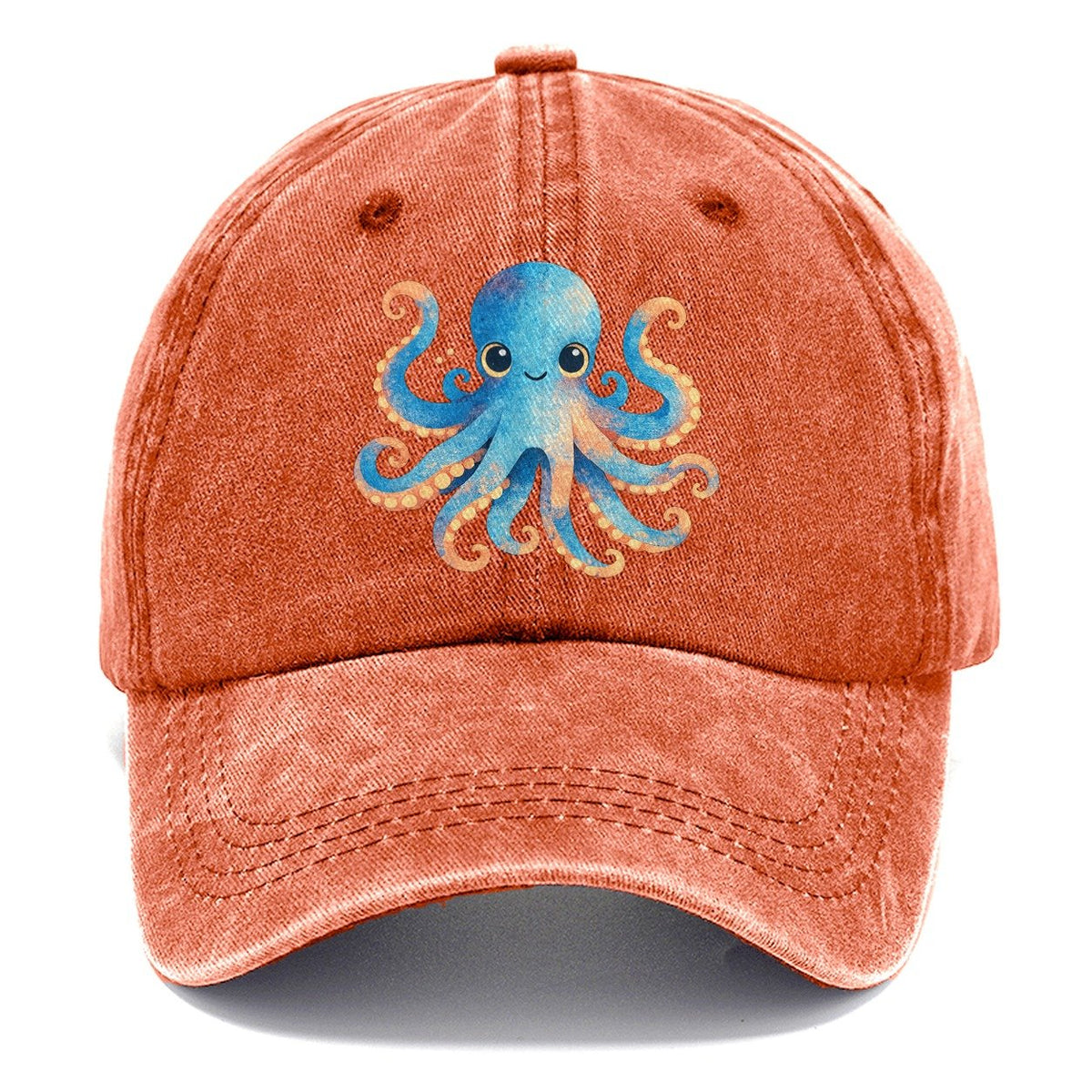 Cute Octopus Creature Classic Cap – Terracotta Clay