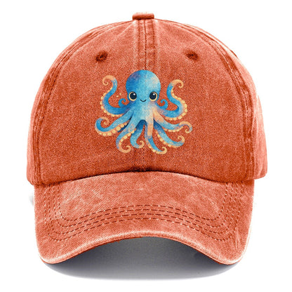 Cute Octopus Creature Classic Cap – Terracotta Clay