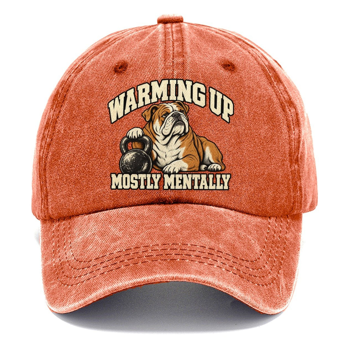 Bulldog Warmup Negotiations Character Club Classic Cap – Terracotta Clay
