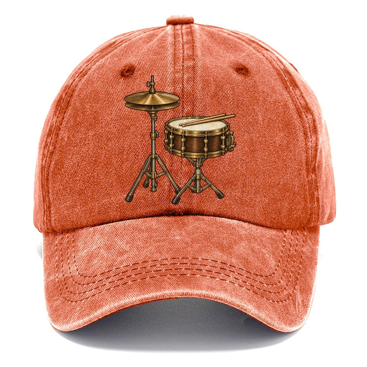 Hi Hat And Snare Fan Favorites Classic Cap – Terracotta Clay