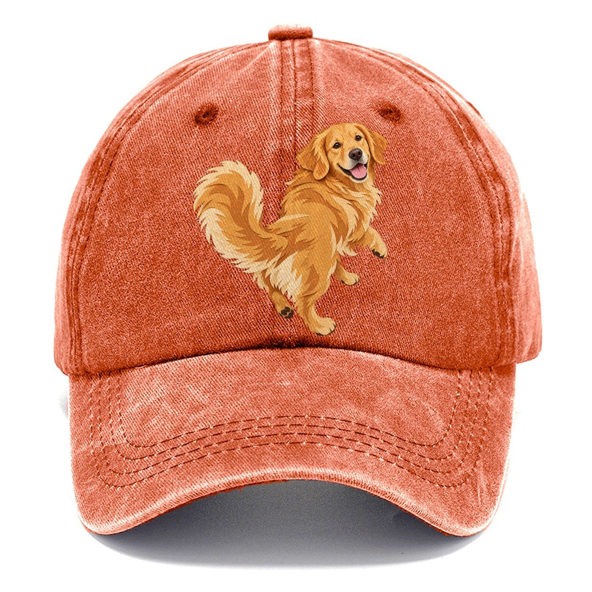 Golden Retriever Classic Cap – Terracotta Clay