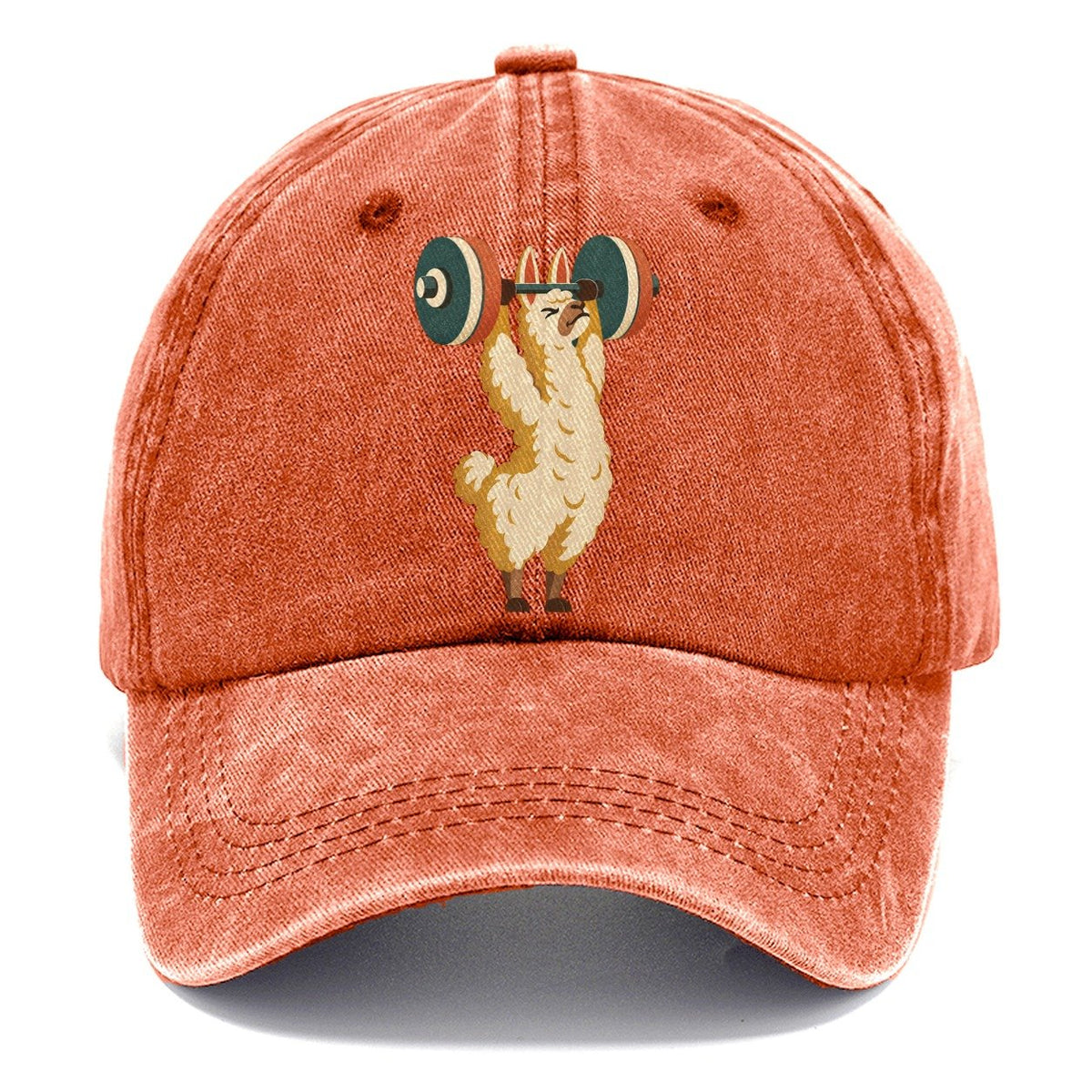 Llama Overhead Carry Animal Lifters Classic Cap – Terracotta Clay