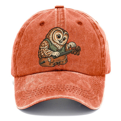Owl Violin Repairer Sundown Familiars Classic Cap – Terracotta Clay