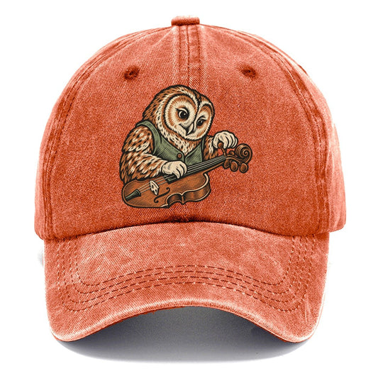 Owl Violin Repairer Sundown Familiars Classic Cap – Terracotta Clay