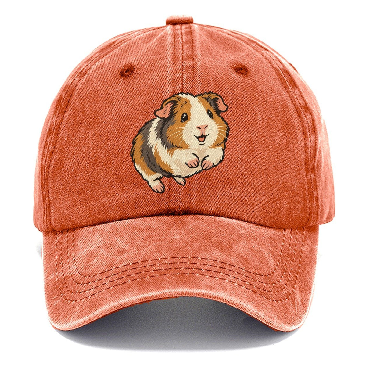 Guinea Pig Happy Hop Small Pet Logos Classic Cap – Terracotta Clay