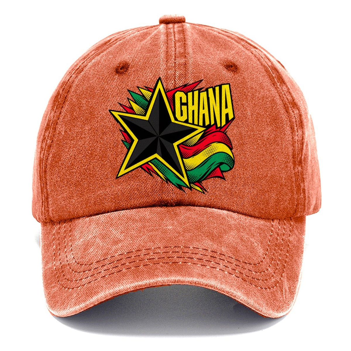 Ghana Black Star Classic Cap – Terracotta Clay
