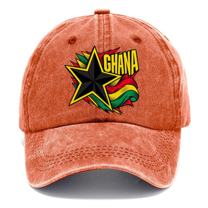 Ghana Black Star Classic Cap – Terracotta Clay