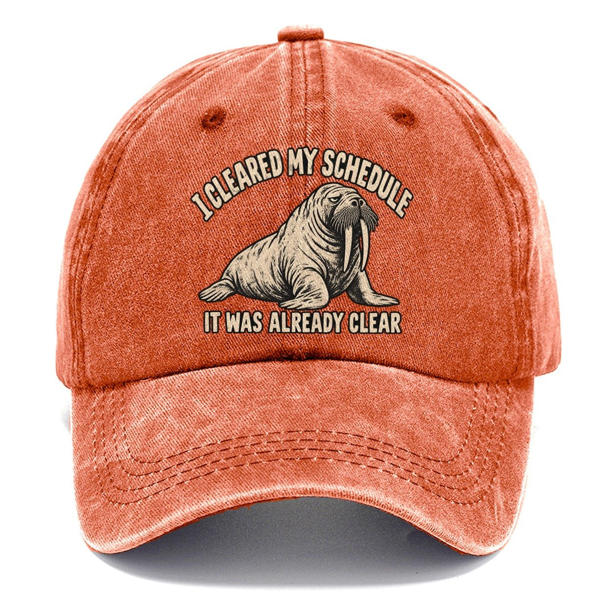 Walrus Clear Schedule No Worm Club Classic Cap – Terracotta Clay