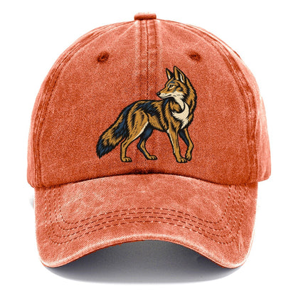Coyote Crescent Chest Sundown Familiars Classic Cap – Terracotta Clay