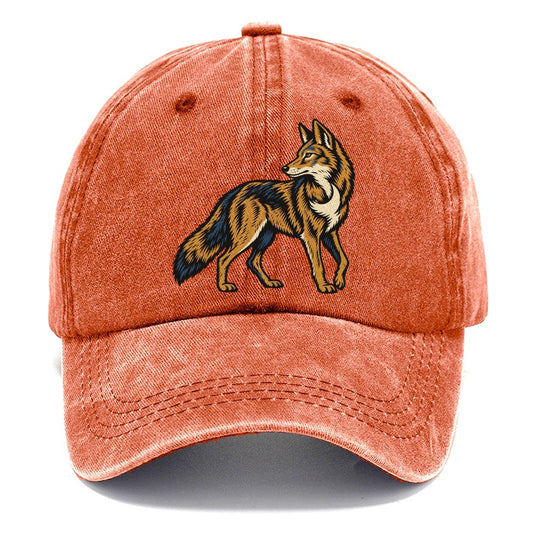 Coyote Crescent Chest Sundown Familiars Classic Cap – Terracotta Clay