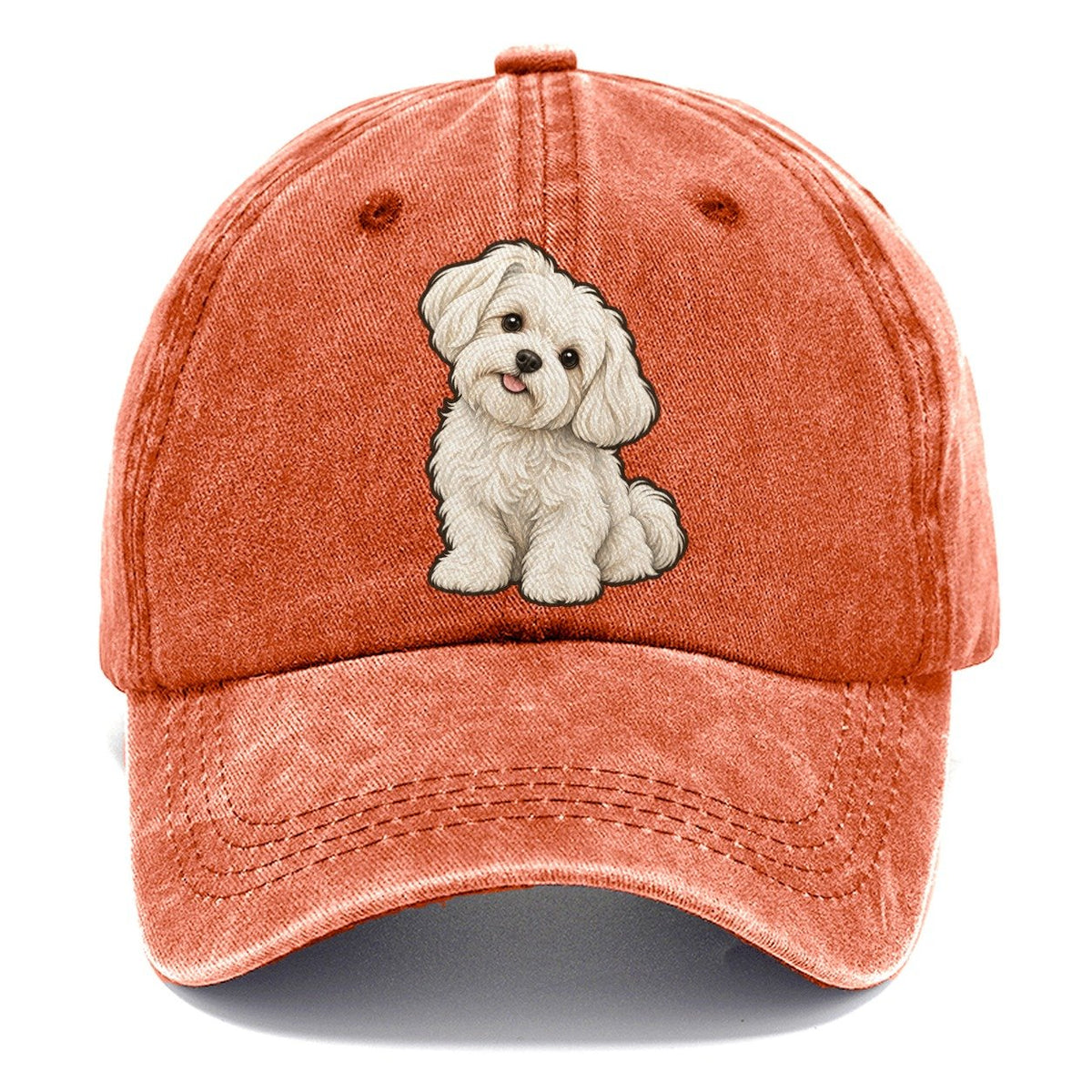 Maltese Head Tilt Fan Favorites Classic Cap – Terracotta Clay