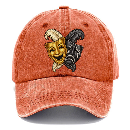 Masks Venetian Plumes Fan Favorites Classic Cap – Terracotta Clay