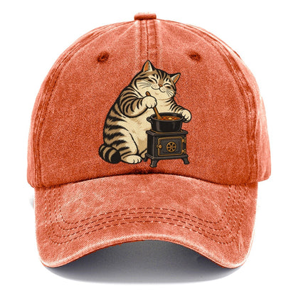 Cat Camp Cook Sundown Familiars Classic Cap – Terracotta Clay