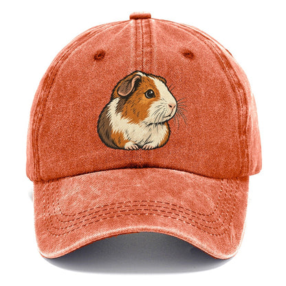 Guinea Pig Whisker Look Small Pet Logos Classic Cap – Terracotta Clay