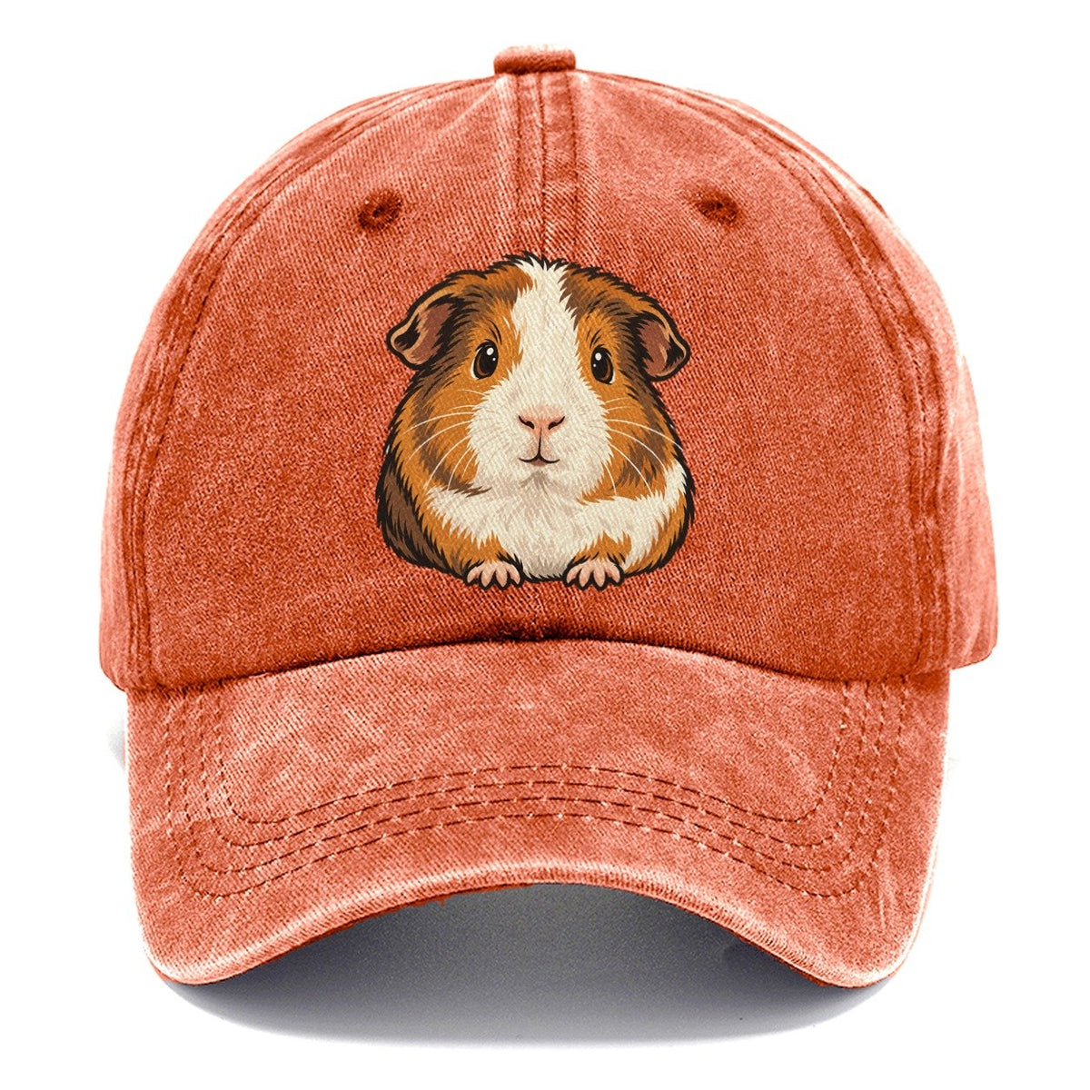 Guinea Pig Cream Blaze Small Pet Logos Classic Cap – Terracotta Clay