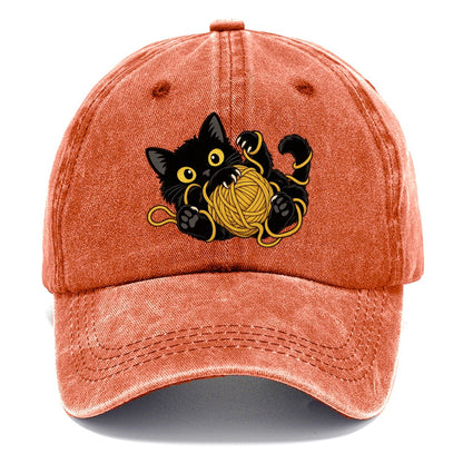 Black Cat Yarn Tangle Fan Favorites Classic Cap – Terracotta Clay