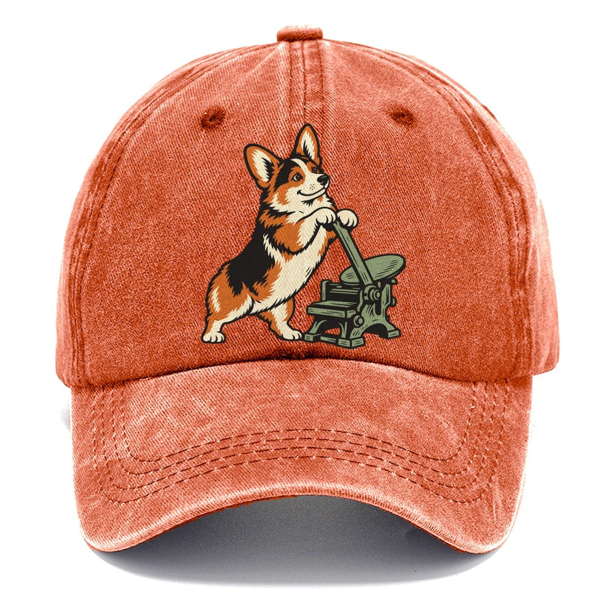 Corgi Letterpress Sundown Familiars Classic Cap – Terracotta Clay