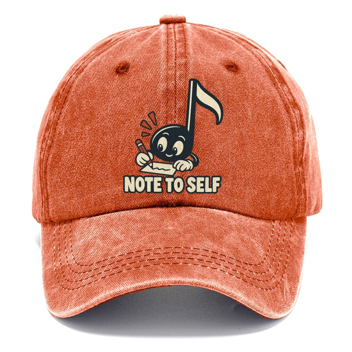 Note To Self Familiar Punchlines Classic Cap – Terracotta Clay
