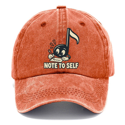 Note To Self Familiar Punchlines Classic Cap – Terracotta Clay