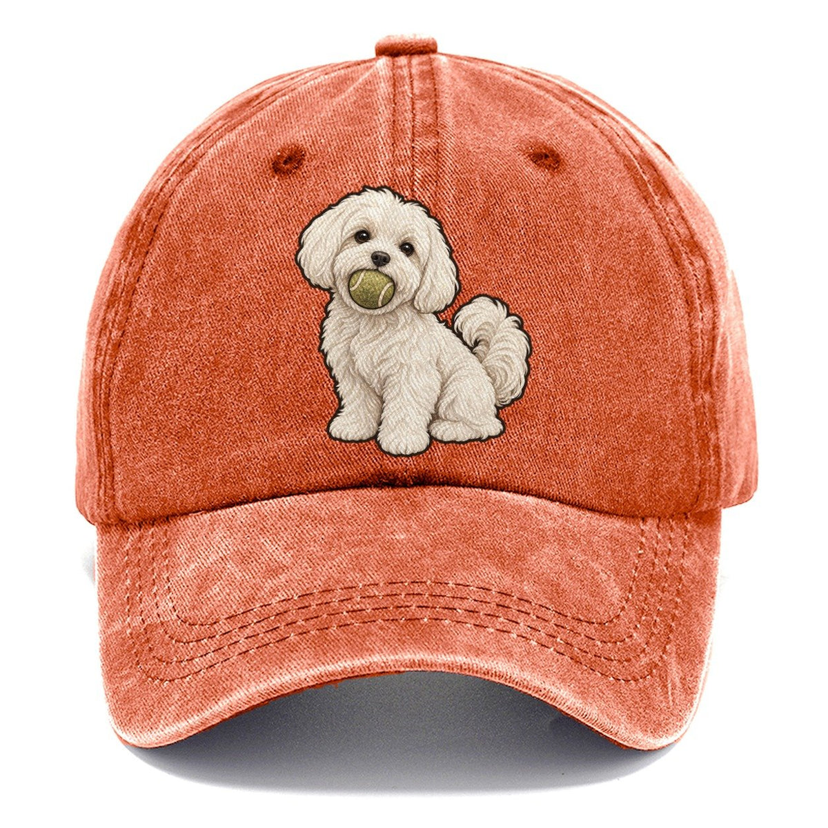 Maltese Tennis Ball Fan Favorites Classic Cap – Terracotta Clay