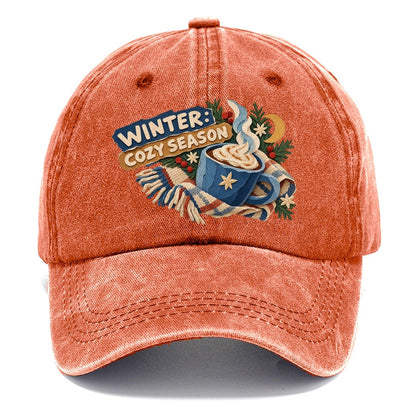Winter Cozy Season Cocoa Cup Classic Cap – Terracotta Clay