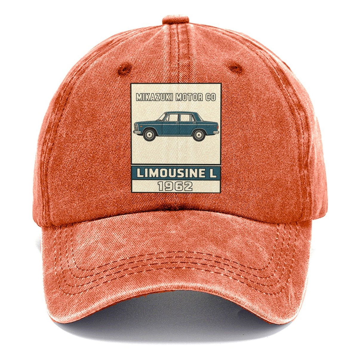 Mikazuki Limousine Showa Speed Plates Classic Cap – Terracotta Clay