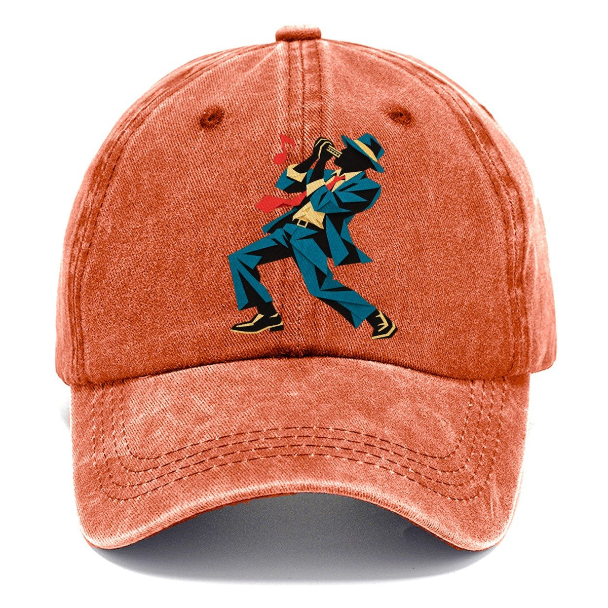 Cut-Paper Harmonica Classic Cap – Terracotta Clay