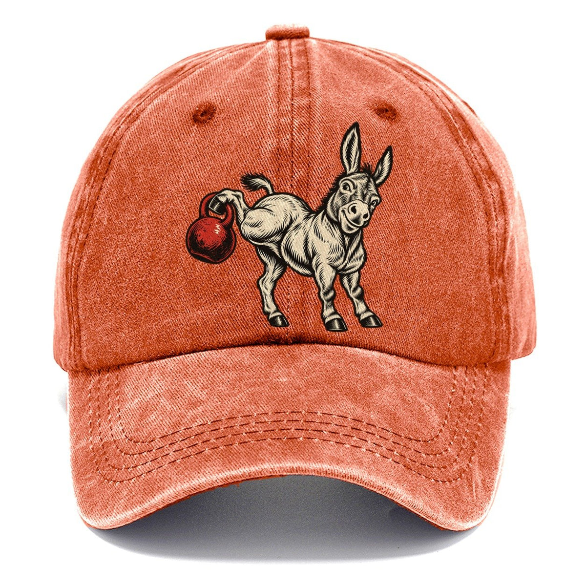 Donkey Kickbacks Animal Lifters Classic Cap – Terracotta Clay