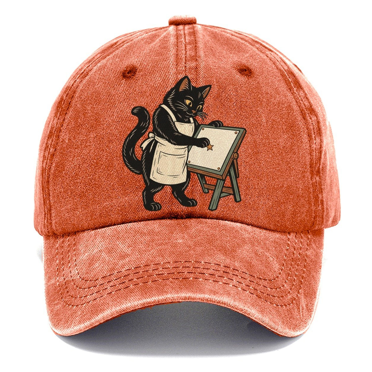 Black Cat Mapmaker Sundown Familiars Classic Cap – Terracotta Clay