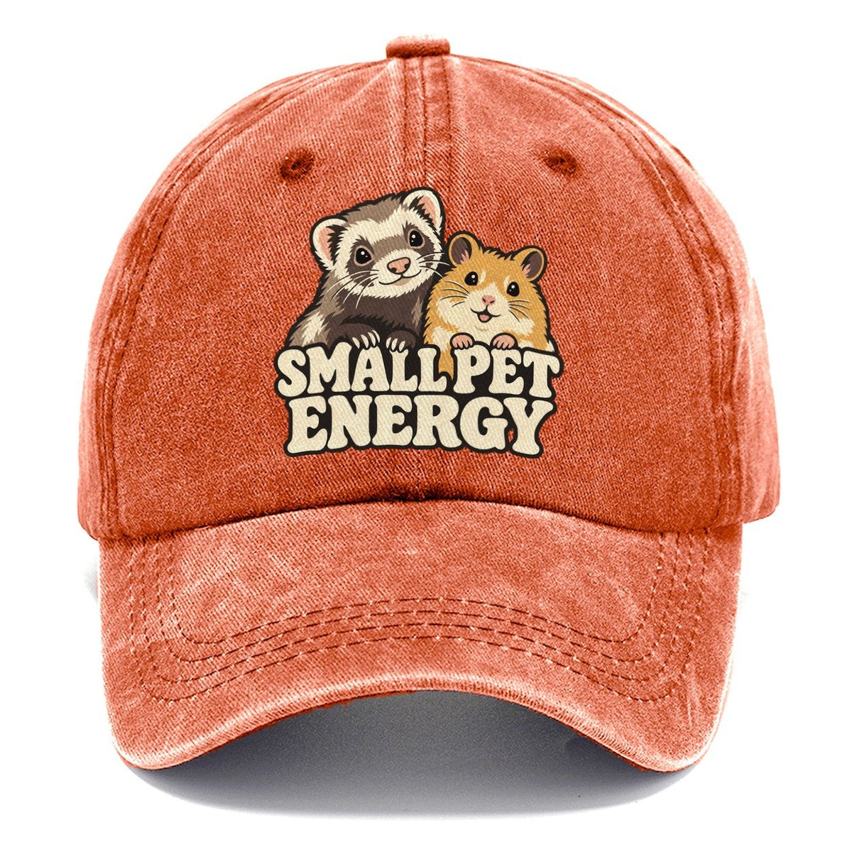 Small Pet Energy Small Pet Logos Classic Cap – Terracotta Clay