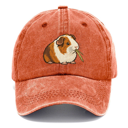 Guinea Pig Hay Bite Small Pet Logos Classic Cap – Terracotta Clay