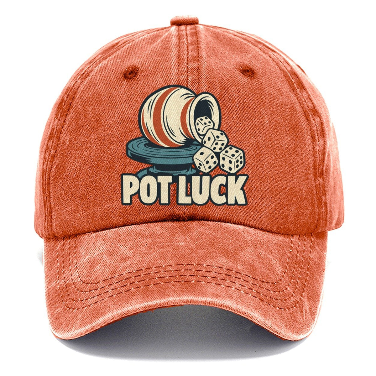 Pot Luck Familiar Punchlines Classic Cap – Terracotta Clay
