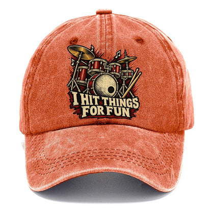 I Hit Things For Fun Classic Cap – Terracotta Clay