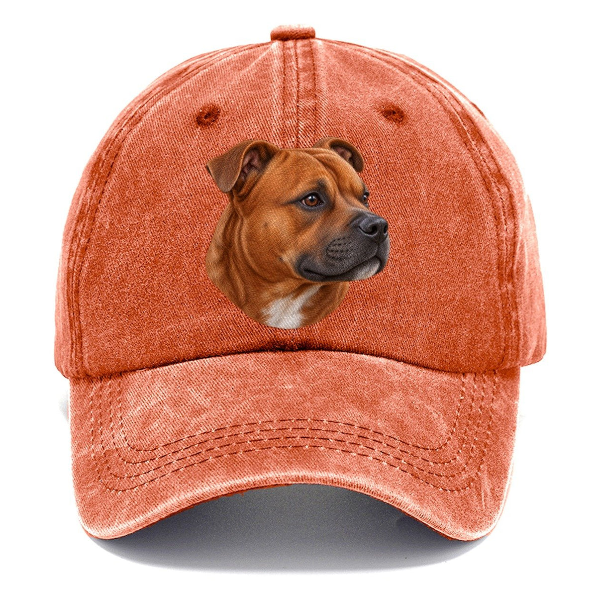 Staffy Red Velvet Profile Pastimes Companions Classic Cap – Terracotta Clay